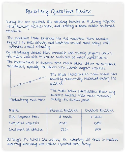 Handwritten notes — input scan