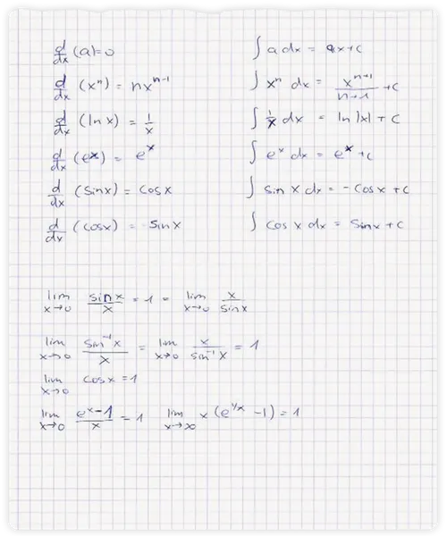 Handwritten math equation — input scan