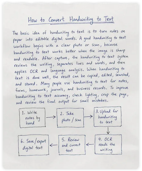 Handwritten notes — input scan